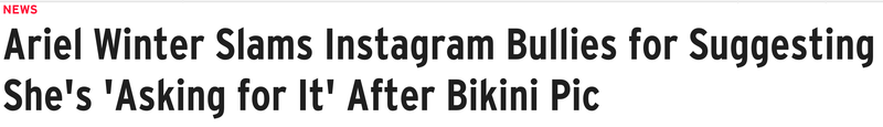 Illustration for article titled Some Things Ariel Winter Has Slammed